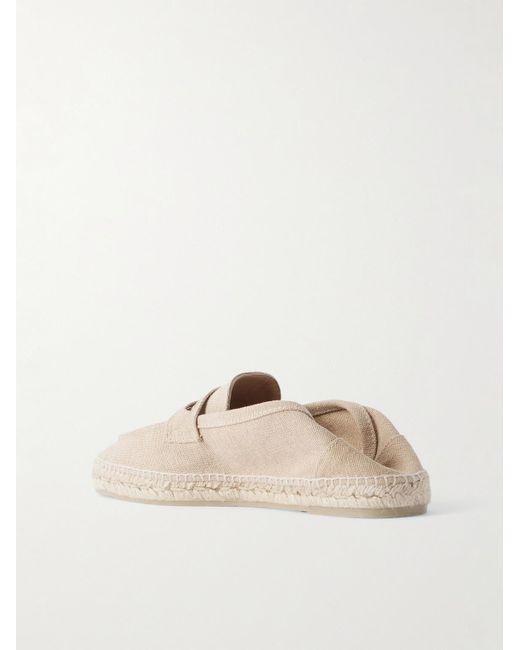 Castaner Natural Nacho Washed-Canvas Espadrilles for men