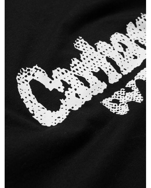 Carhartt Black Spree Halftone Logo-print Organic Cotton-jersey T-shirt for men