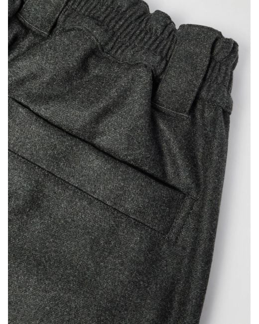 Loro Piana Gray Reinga Straight-leg Wish® Wool And Cashmere-blend Trousers for men