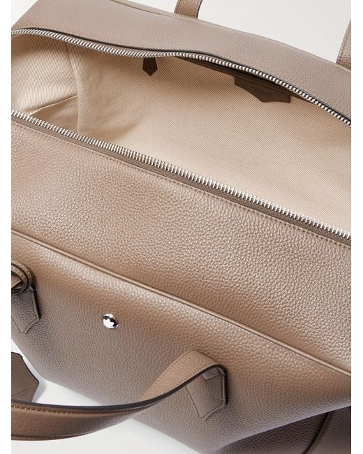 Montblanc Natural Full-grain Leather Holdall for men