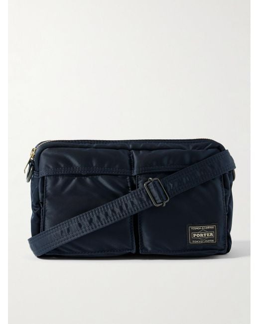 Porter-Yoshida and Co Tanker Sling Umhängetasche aus Nylon-Twill in Blue für Herren