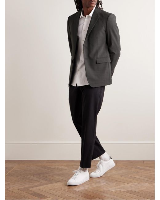 Theory Chambers Virgin Wool Blend Suit Jacket in Black for Men Lyst UK
