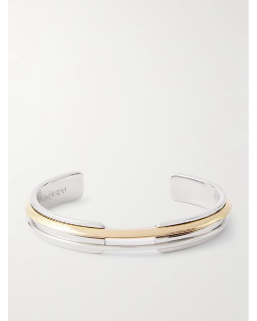 Bracciale Rigido di Saint Laurent in Natural da Uomo