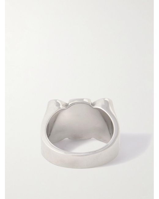 Céline Triomphe Silver-Tone Ring in Natural für Herren