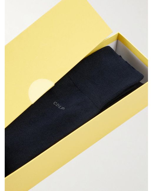 CDLP Blue Pack Of Five Knitted Socks for men