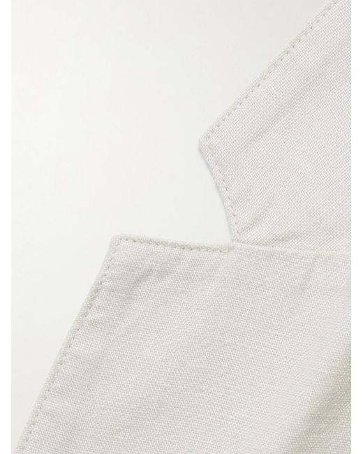 Onia Natural Unstructured Linen Blazer for men
