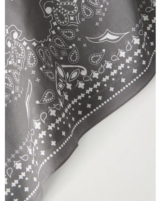Satisfy Gray Printed Softcell Bandana for men
