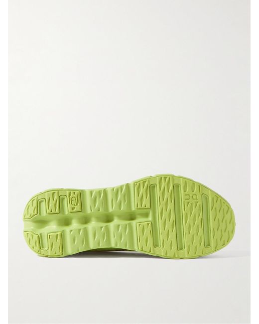 Loewe Green On Cloudtilt Stretch-knit Sneakers for men