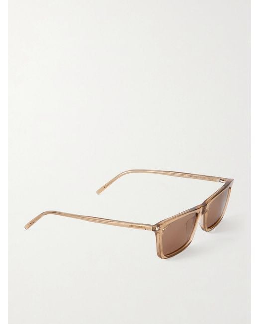 Saint Laurent Natural Sl 890 Betty Rectangular-frame Acetate Sunglasses for men