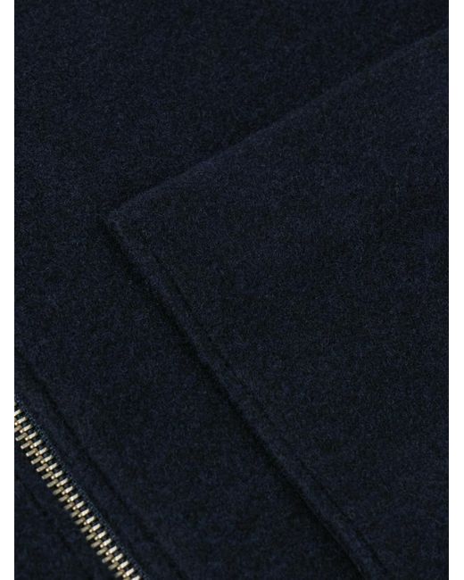 Gael 8267 Brushed Wool-Blend Jacket di NN07 in Blue da Uomo