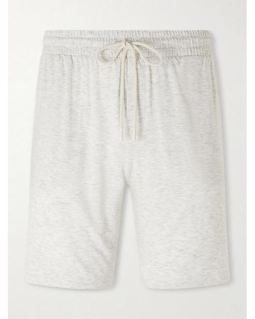 Zimmerli of Switzerland White Straight-Leg Lyocell-Blend Jersey Shorts for men