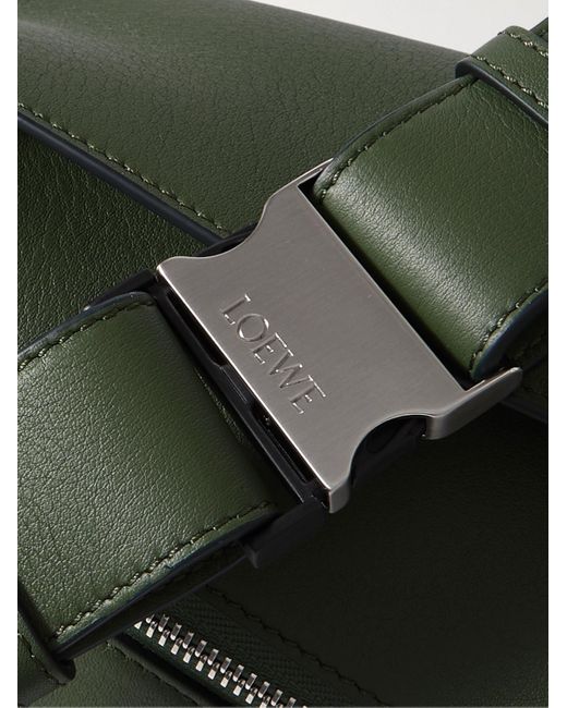 Loewe Black Puzzle Edge Small Leather Belt Bag for men
