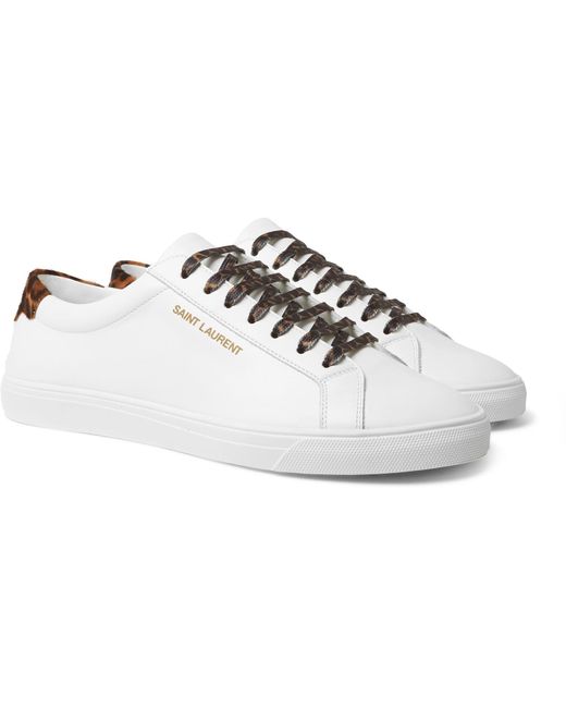 Saint Laurent White Shoes For Men for men