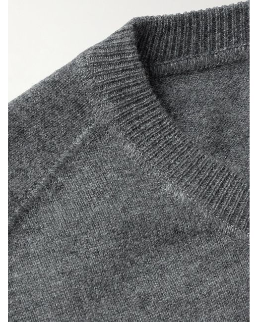 Pullover in cashmere Sport di Massimo Alba in Gray da Uomo