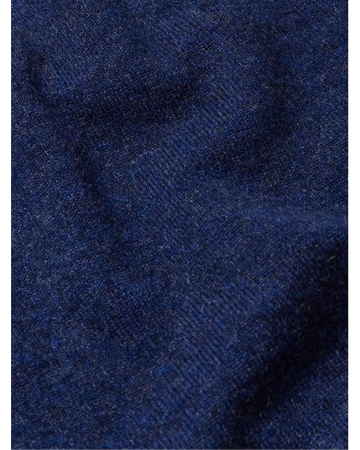Pullover in cashmere Oxton di William Lockie in Blue da Uomo