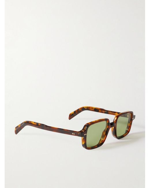 Cutler & Gross Green Gr02 Rectangle-Frame Acetate Sunglasses for men