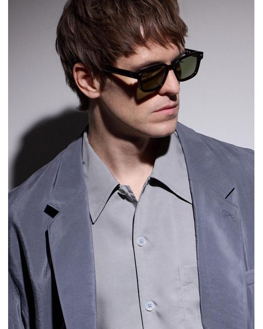 Ahlem Multicolor Rive Gauche Square-Frame Acetate Sunglasses for men