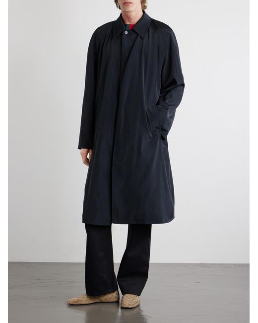Gucci Blue Shell Car Coat for men