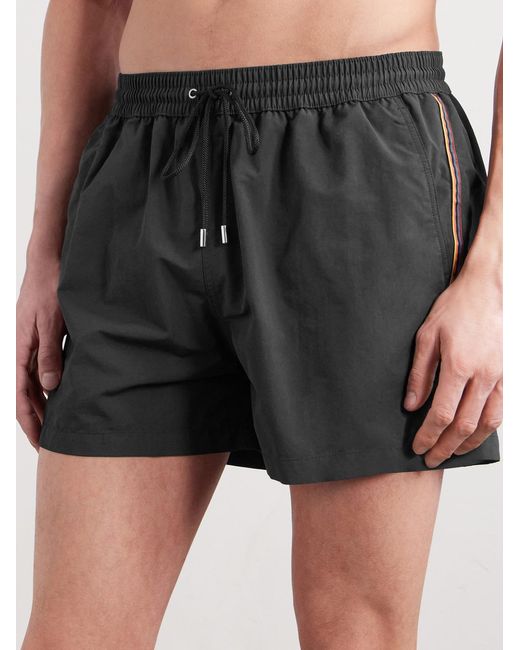 Paul Smith Blue Straight-leg Short-length Recycled Swim Shorts for men