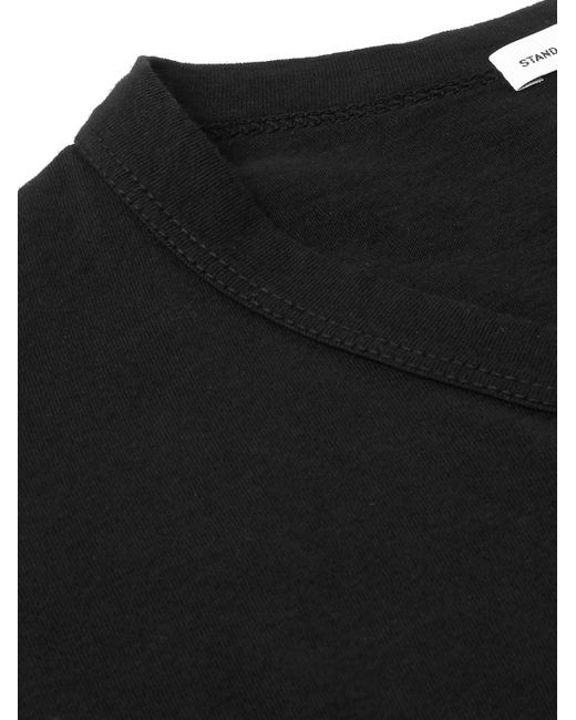 James Perse Black Cotton-Jersey T-Shirt for men