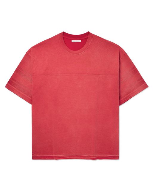 John Elliott Red Rush Practice Oversized Cotton-jersey T-shirt for men
