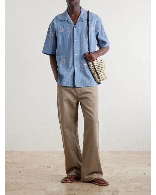 Kardo Blue Ronen Cotton Shirt for men