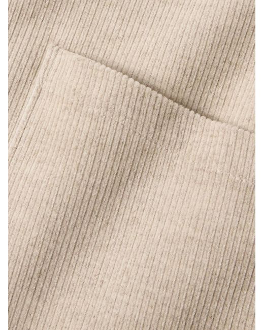 De Bonne Facture Natural Camargue Cotton And Linen-blend Corduroy Gilet for men