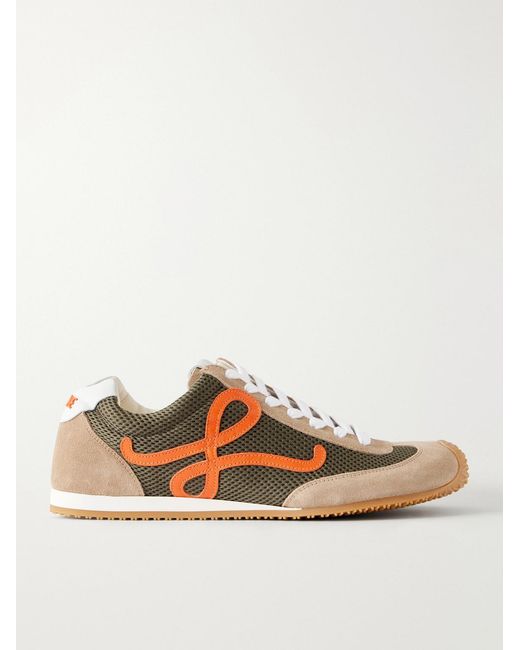 Loewe Green Bellet Runner Mesh Low Top Sneaker for men