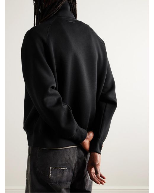 Nike Reimagined Sweatshirt aus "Tech Fleece"-Material mit kurzem Reißverschluss in Black für Herren