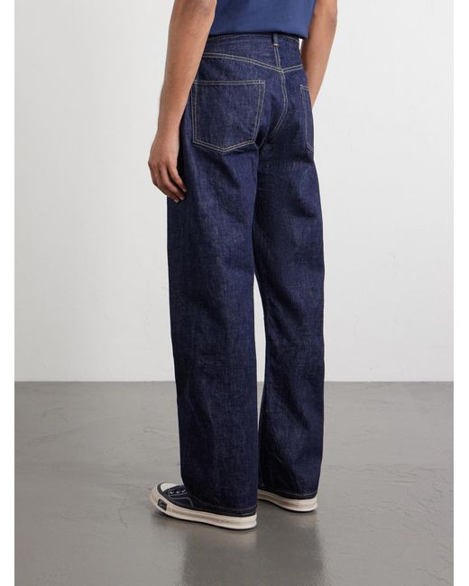 Fullcount Blue 0105W Straight-Leg Selvedge Jeans for men