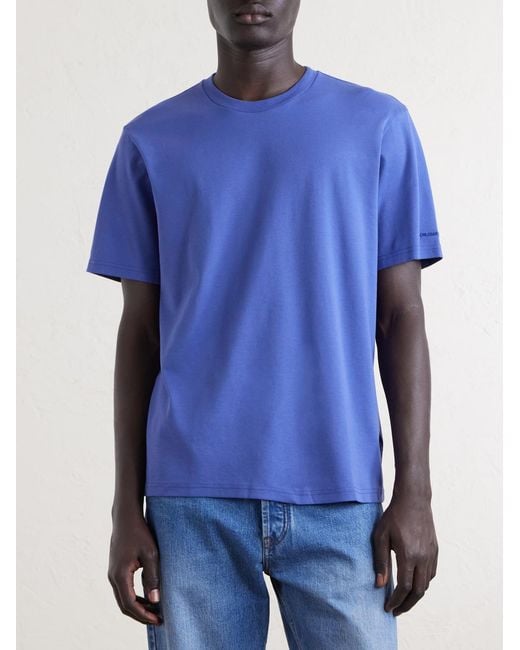 Orlebar Brown Blue Ob Standard Cotton-jersey T-shirt for men