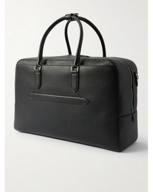 Smythson Ludlow Weekender aus Leder in Black für Herren