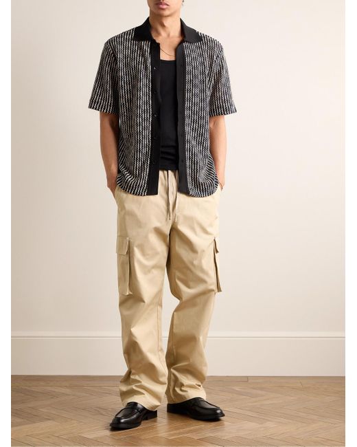 Rag & Bone Black Payton Striped Cotton-blend Shirt for men