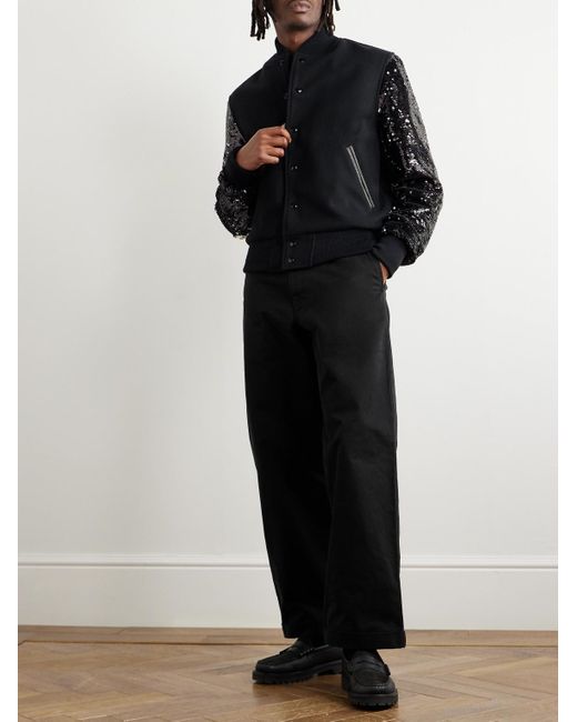 Golden bear leather bomber hotsell jacket