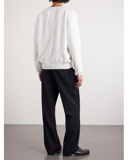 Tom Ford White Cashmere Sweater for men