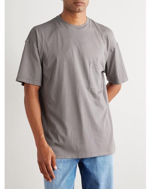 The Row Gray Niels Cotton-Jersey T-Shirt for men