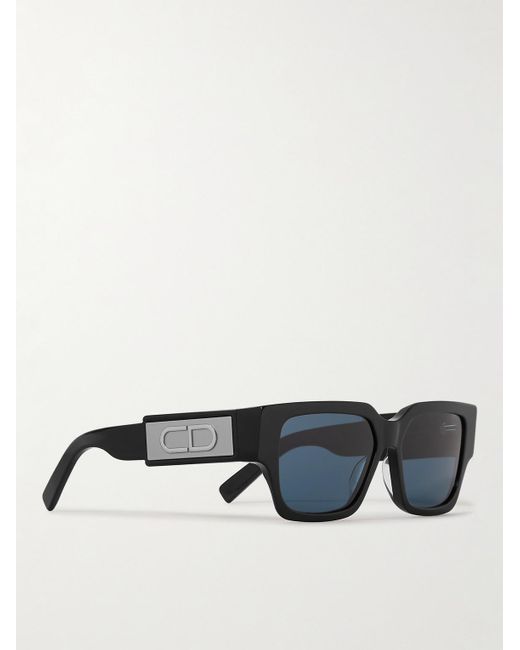 Dior Black Cd Su Geometric Acetate And-Tone Sunglasses for men