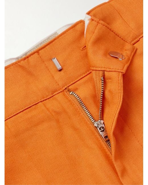 GALLERY DEPT. Orange Flared Cotton-Twill Chinos for men