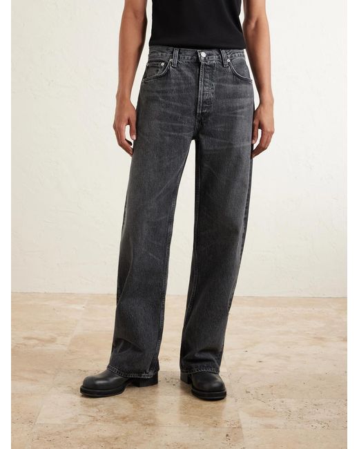 Agolde Gray Afton Straight-Leg Recycled Jeans for men