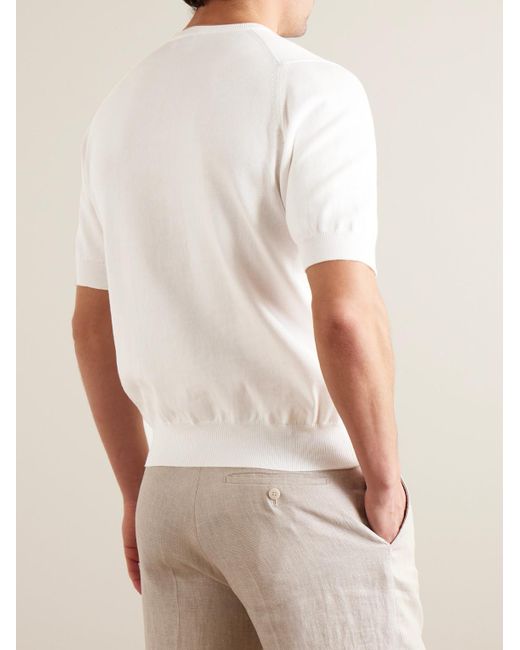 Kingsman White Rob Cotton T-shirt for men