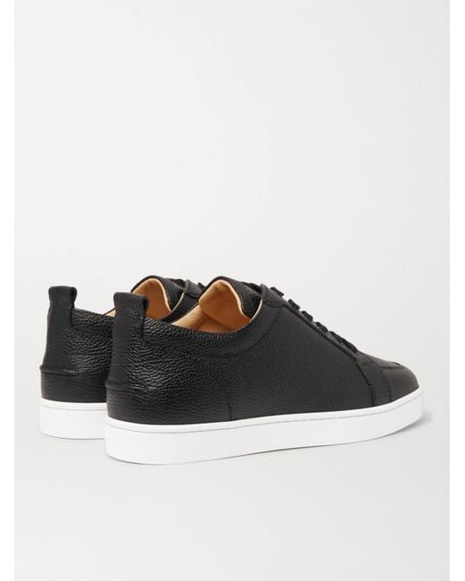Christian Louboutin Black Rantulow Leather Sneaker for men