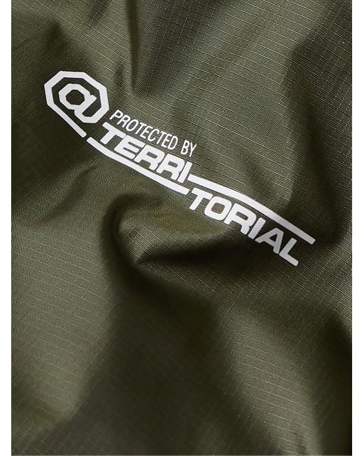 (w)taps Green Logo-print Padded Shell Jacket for men