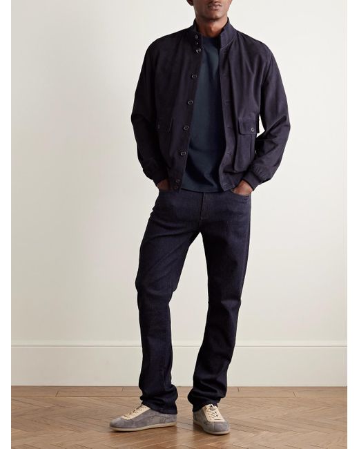 T-Shirt di Canali in Blue da Uomo