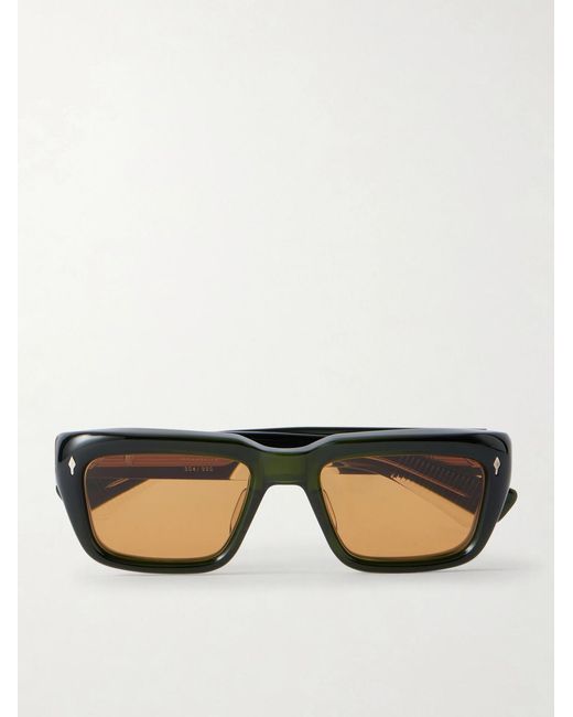 Jacques Marie Mage Green Walker Square-frame Acetate Sunglasses for men