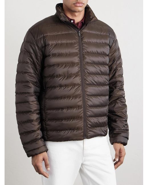 Canada Goose Brown Stratus Quilted Shell Down Jacket for men