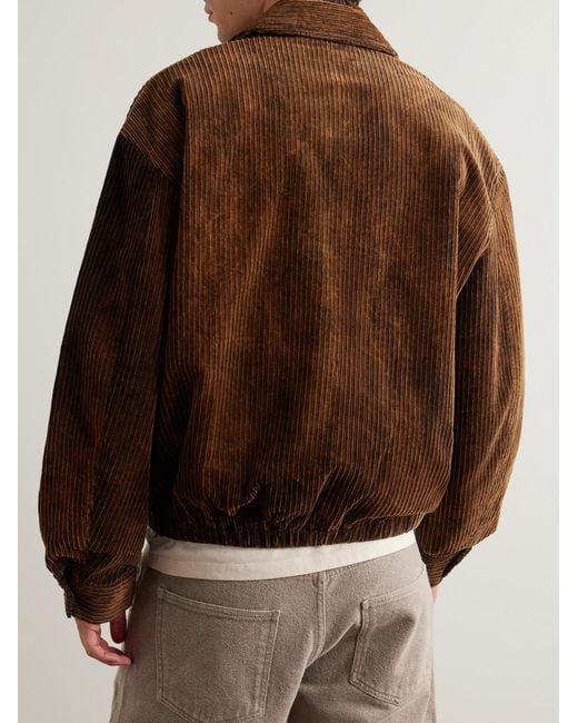 Agolde Brown Torres Cotton-Blend Corduroy Jacket for men
