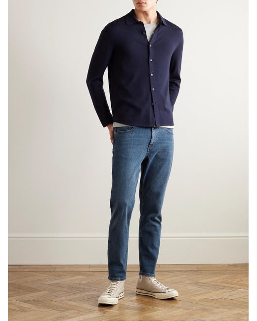 Theory Blue Zaine Straight-leg Jeans for men