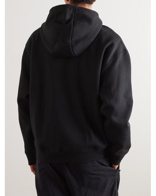 Nike Black Acg Tuff Logo-embroidered Cotton-blend Jersey Hoodie for men