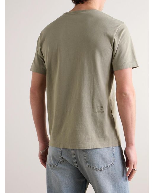 FRAME Natural Cotton-Jersey T-Shirt for men