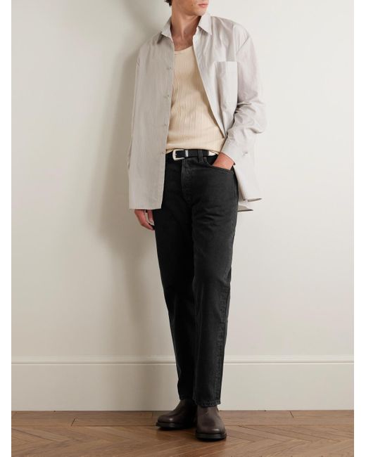 Agolde Black 90's Straight-Leg Jeans for men